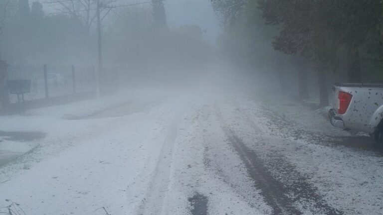 Funes, la ciudad de Santa Fe que quedó sepultada bajo el granizo tras el fuerte temporal