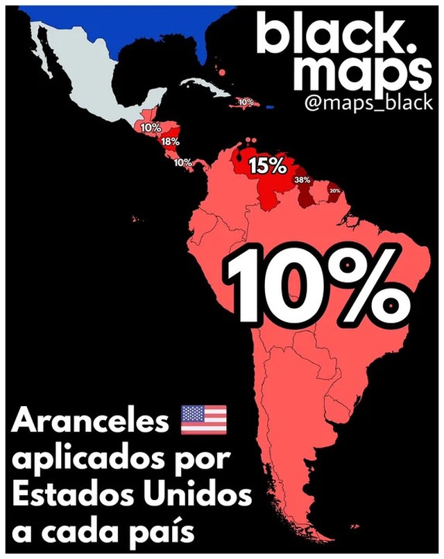 Trump sube aranceles y estos son los países que comparten el 10% con Argentina