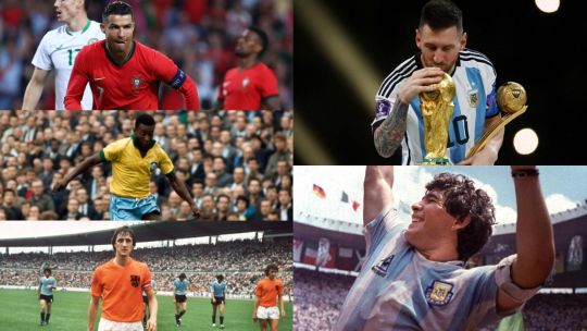 El debate eterno: Quiénes son los mejores futbolistas de la historia?