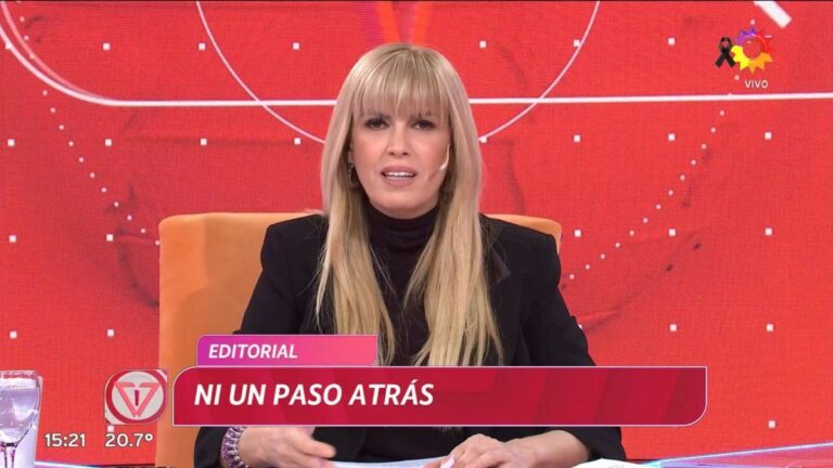 Tras ratificar su denuncia, Viviana Canosa manifestó: «Ninguno tiene los ovarios como yo…»