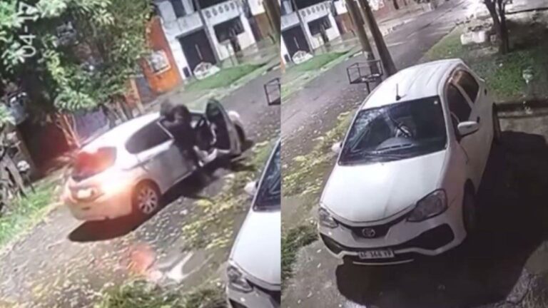 Le quisieron robar el auto con su hija adentro: «Dejame bajar a la nena»