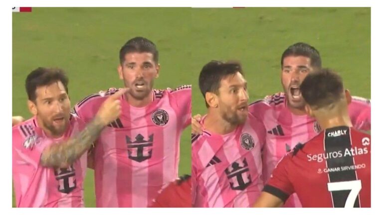 Video: Lionel Messi se descontroló e insultó a Matías Coccaro tras la victoria del Inter Miami