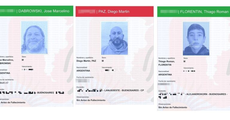 El Gobierno reveló los identikits de tres presuntos agresores de Milei en Lomas de Zamora, pero uno de ellos se desligó del ataque