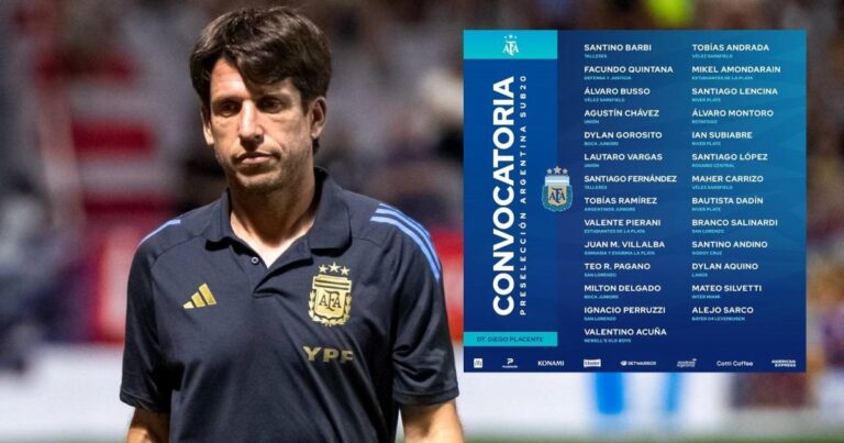 La prelista de Placente para el Mundial Sub 20: qué va a pasar con Mastantuono, el Diablito Echeverri y Julio Soler