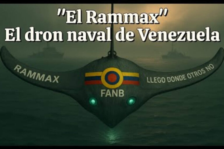 Desopilante: la Armada de Maduro presentó un dron naval para pelear contra EE.UU.