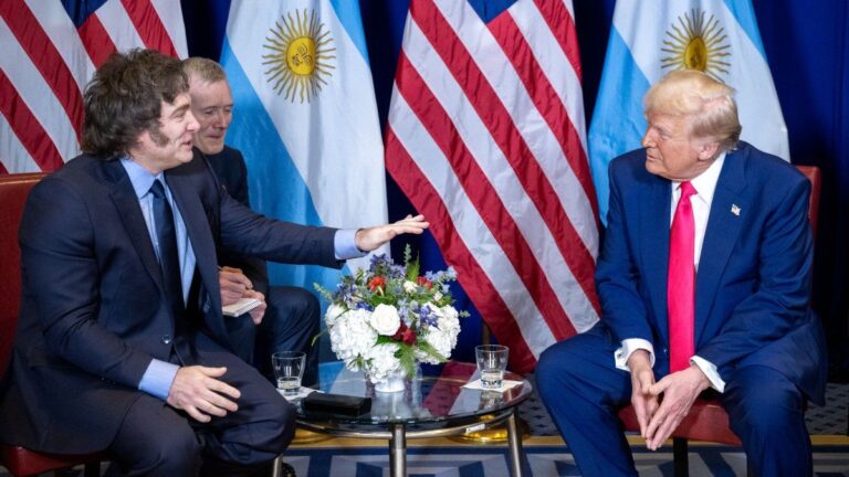 Madura reunión bilateral entre Donald Trump y Javier Milei previo a las elecciones: se activa un crédito del Tesoro de EEUU?