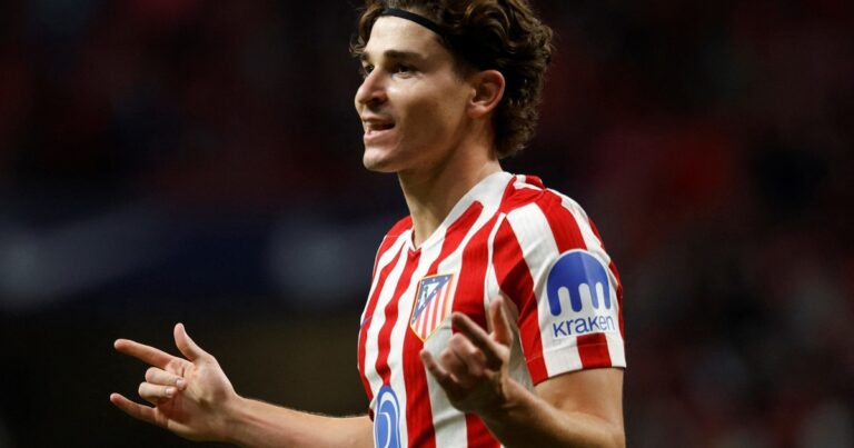 Julián Álvarez, después de su hat trick: «La lectura de labios no fue la correcta»